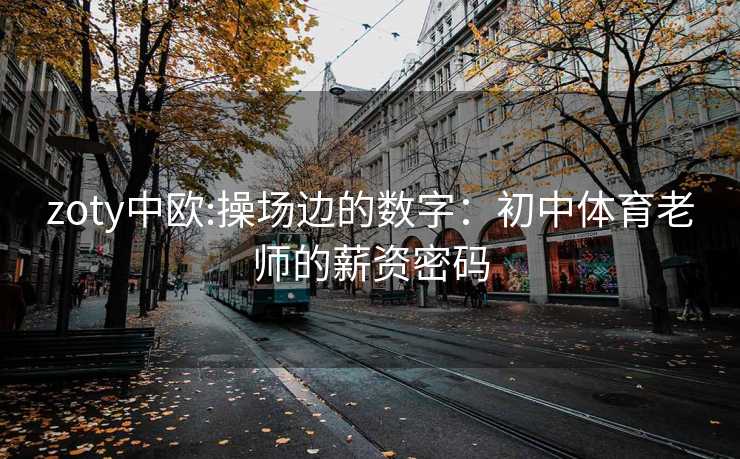 zoty中欧:操场边的数字：初中体育老师的薪资密码